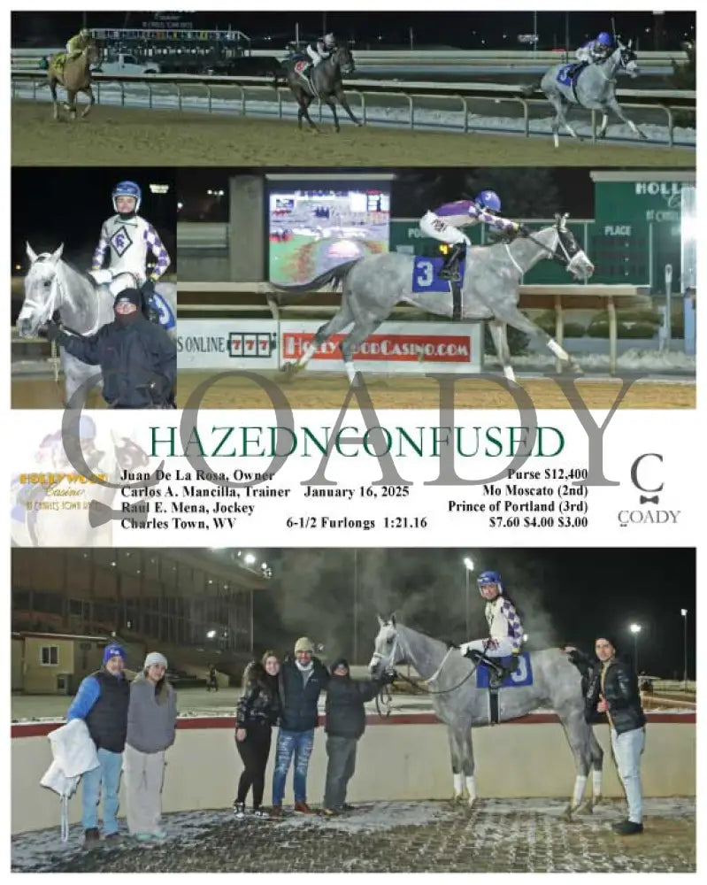 Hazednconfused - 01-16-25 R03 Ct Hollywood Casino At Charles Town Races