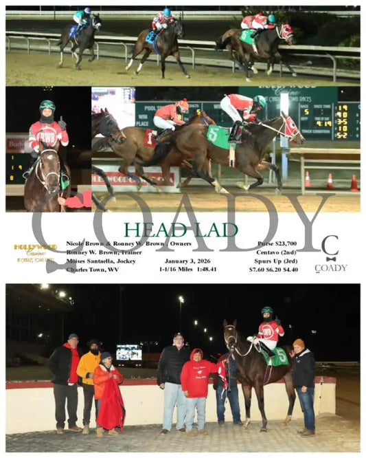 HEAD LAD - 01-03-26 - R05 - CT Hollywood Casino at Charles Town Races