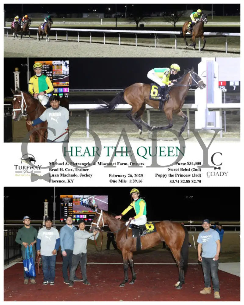 HEAR THE QUEEN - 02-26-25 - R05 - TP Turfway Park