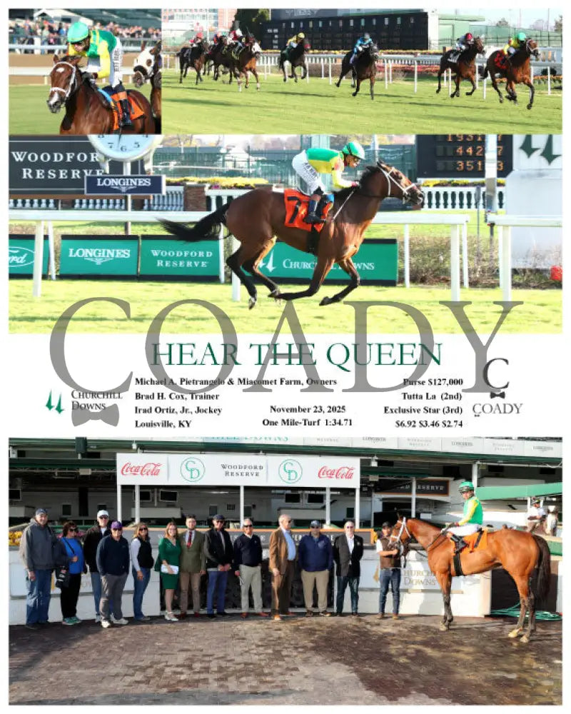 HEAR THE QUEEN - 112325 - Race 06 - CD - Coady Media - Kurtis Coady Photography