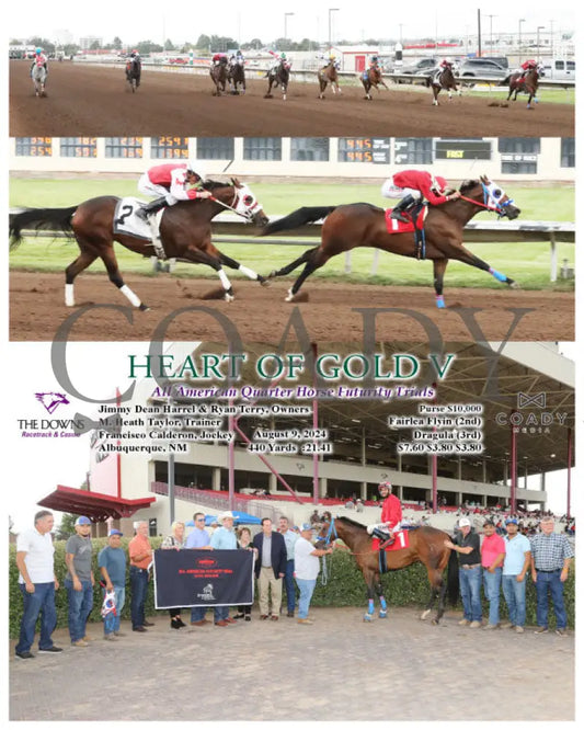 Heart Of Gold V - All American Quarter Horse Futurity Trials 08-09-24 R11 Alb Downs At Albuquerque