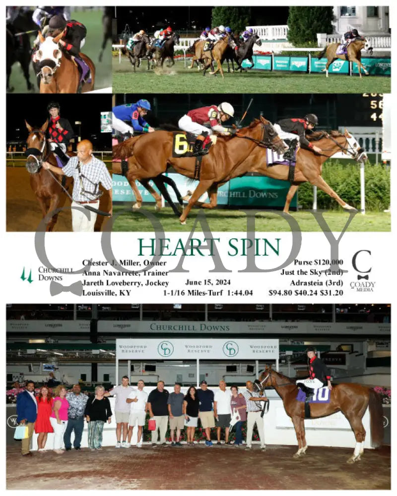 Heart Spin - 06-15-24 R10 Cd Churchill Downs