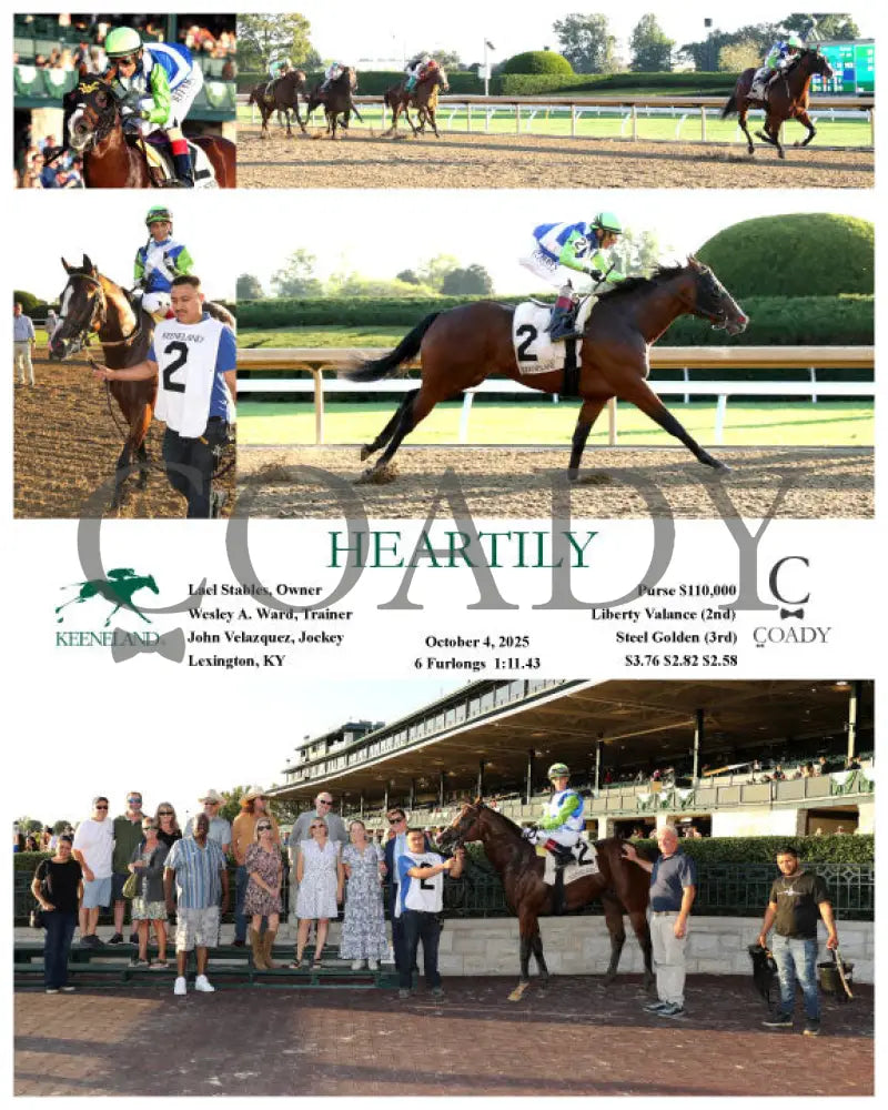 HEARTILY - 10-04-25 - R11 - KEE Keeneland