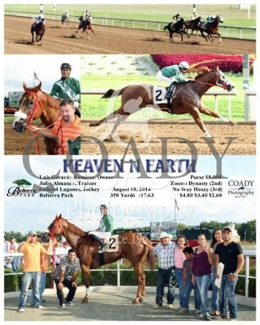 Heaven N Earth - 081014 Race 11 Btp Belterra Park