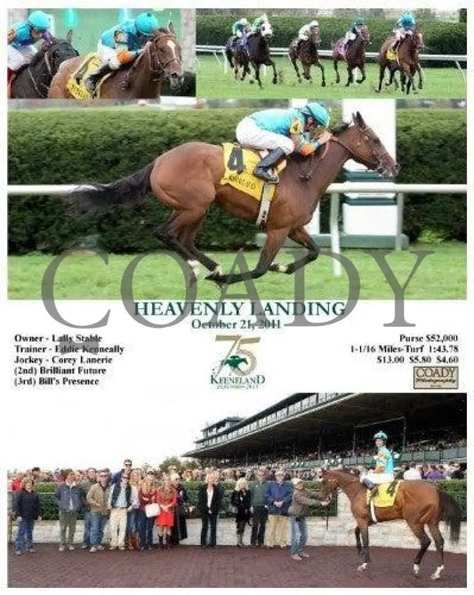 Heavenly Landing - 102111 Keeneland