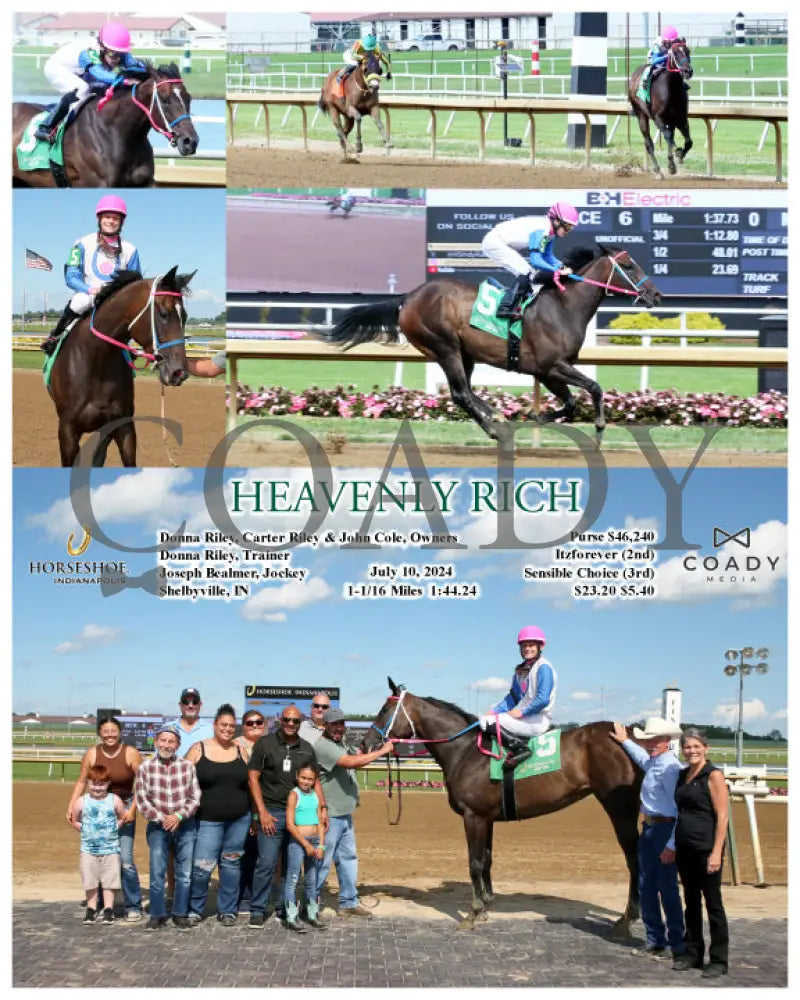 Heavenly Rich - 07-10-24 R06 Ind Indiana Grand