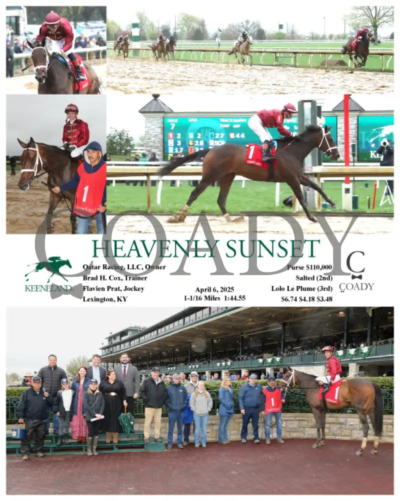 HEAVENLY SUNSET - 04-06-25 - R07 - KEE Keeneland