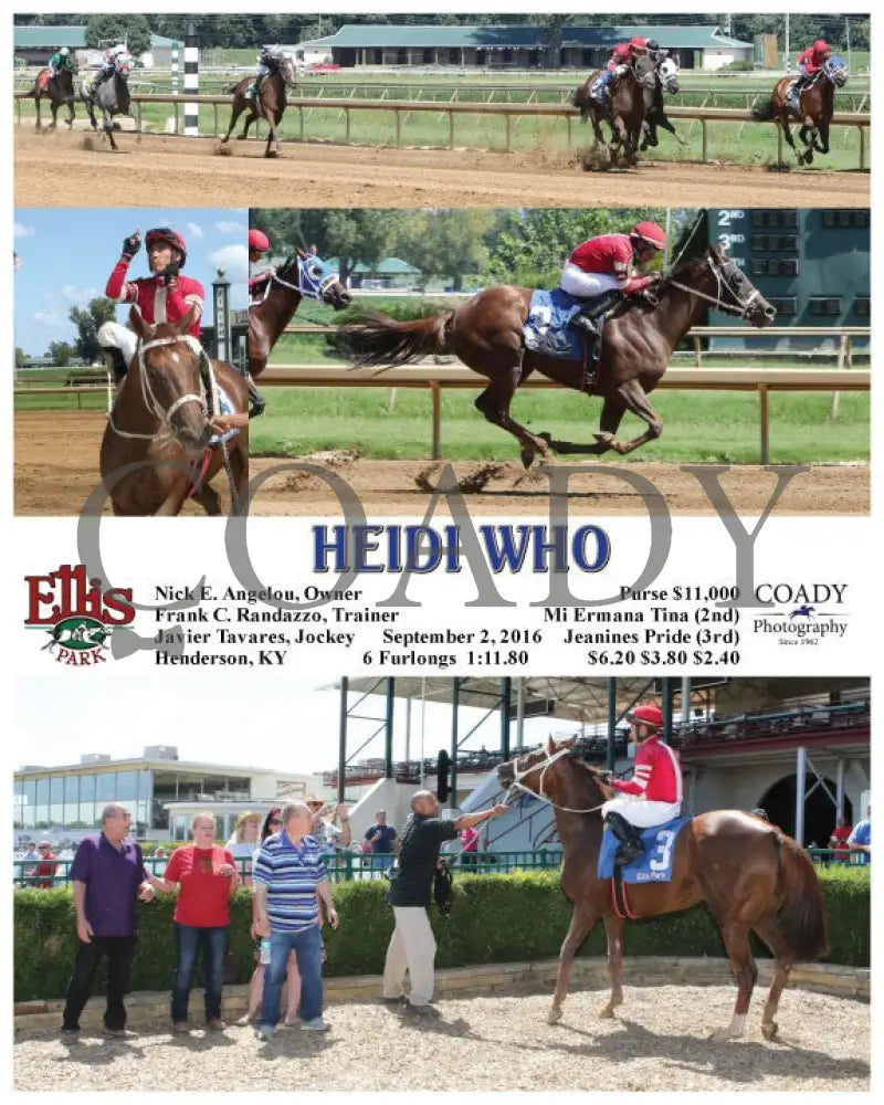 Heidi Who - 090216 Race 02 Elp Ellis Park