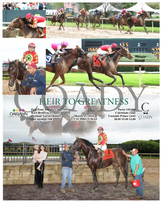 Heir To Greatness - 03 - 15 - 24 R07 Op Oaklawn Park