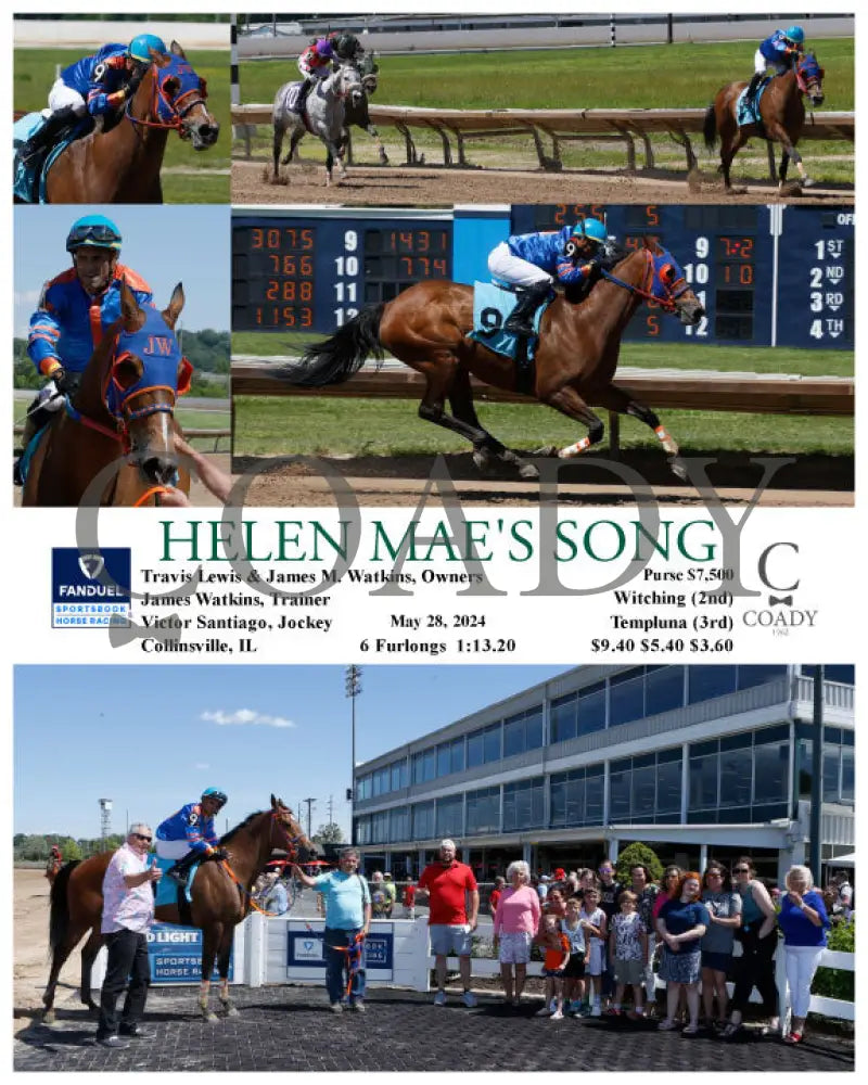 Helen Mae’s Song - 05-28-24 R05 Fan Fanduel Sportsbook Horse Racing