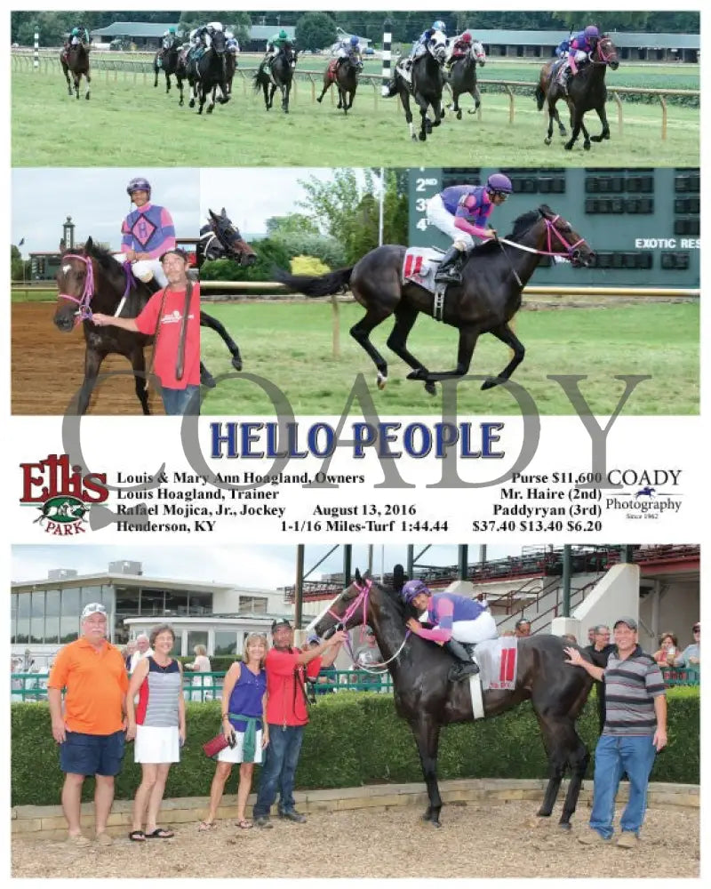 Hello People - 081316 Race 09 Elp Ellis Park