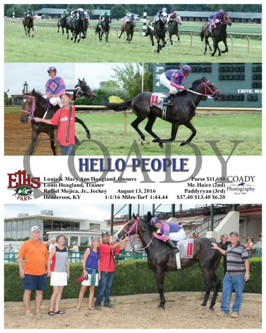 Hello People - 081316 Race 09 Elp Ellis Park