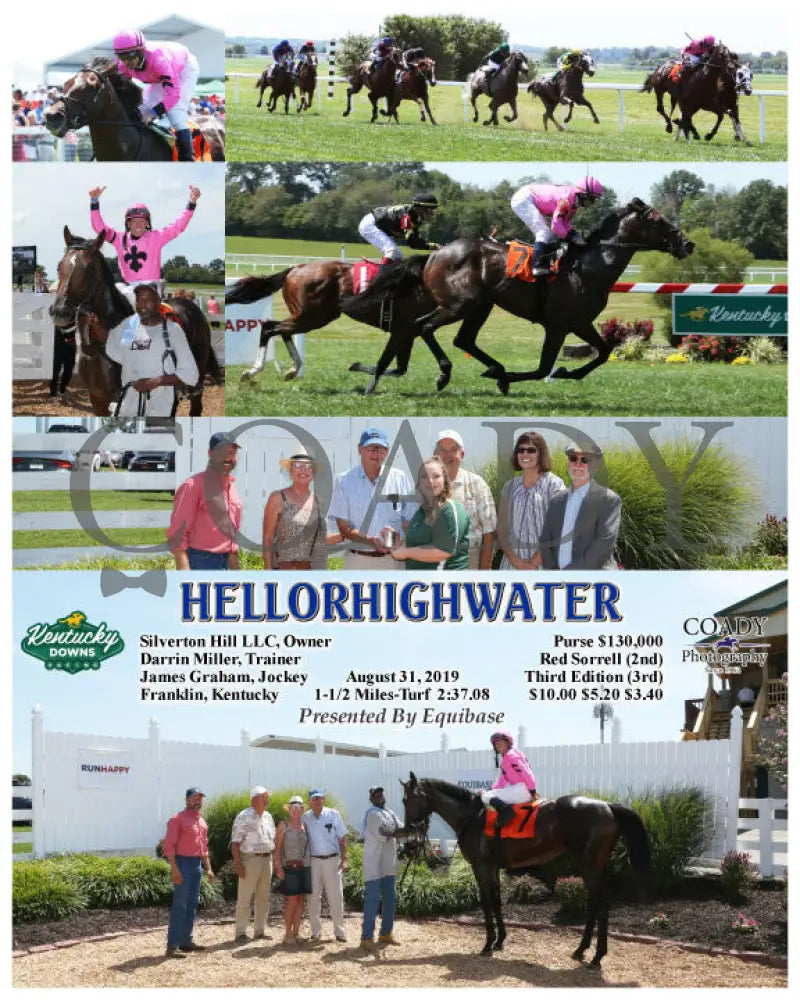 Hellorhighwater - 08-31-19 R02 Kd Kentucky Downs