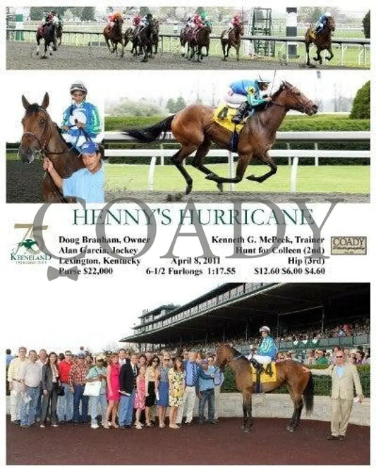 Henny’s Hurricane - 040811 Race 04 Keeneland