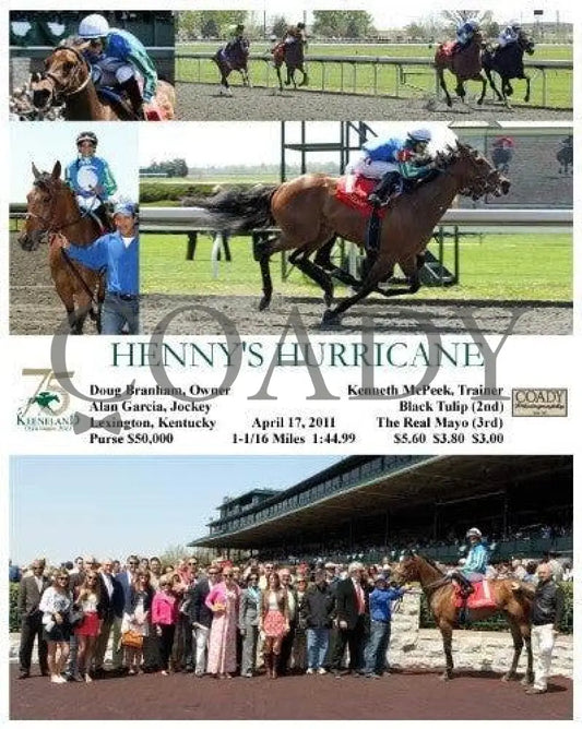 Henny’s Hurricane - 041711 Race 02 Keeneland