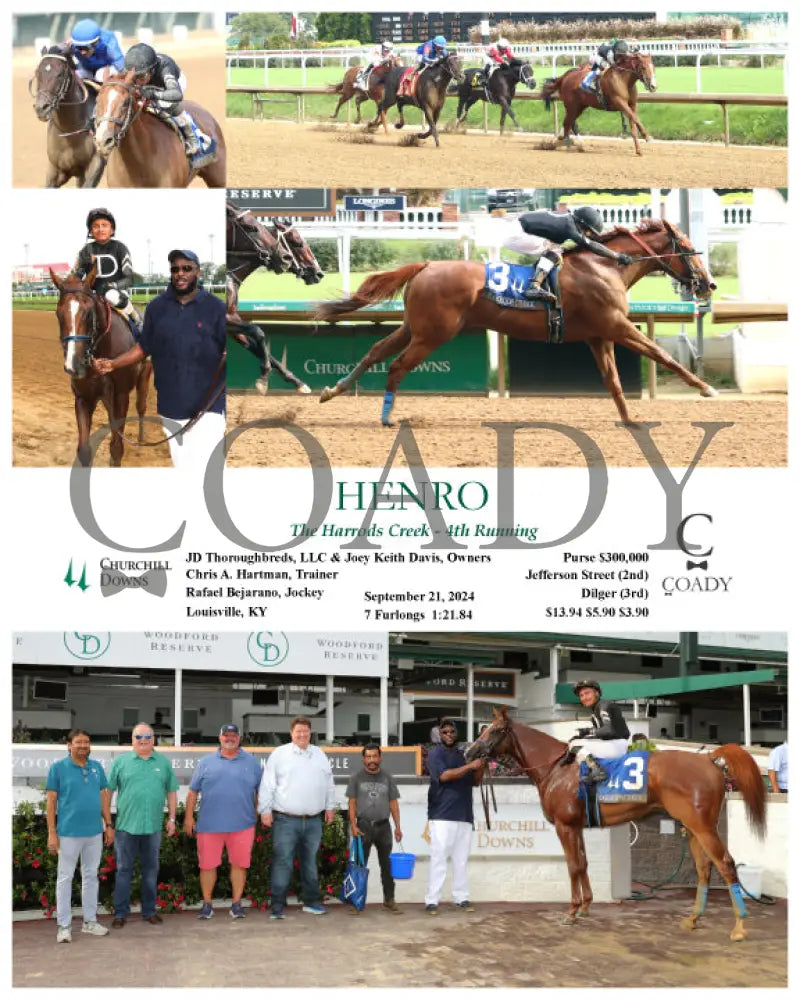 Henro - The Harrods Creek 09-21-24 R09 Cd Churchill Downs