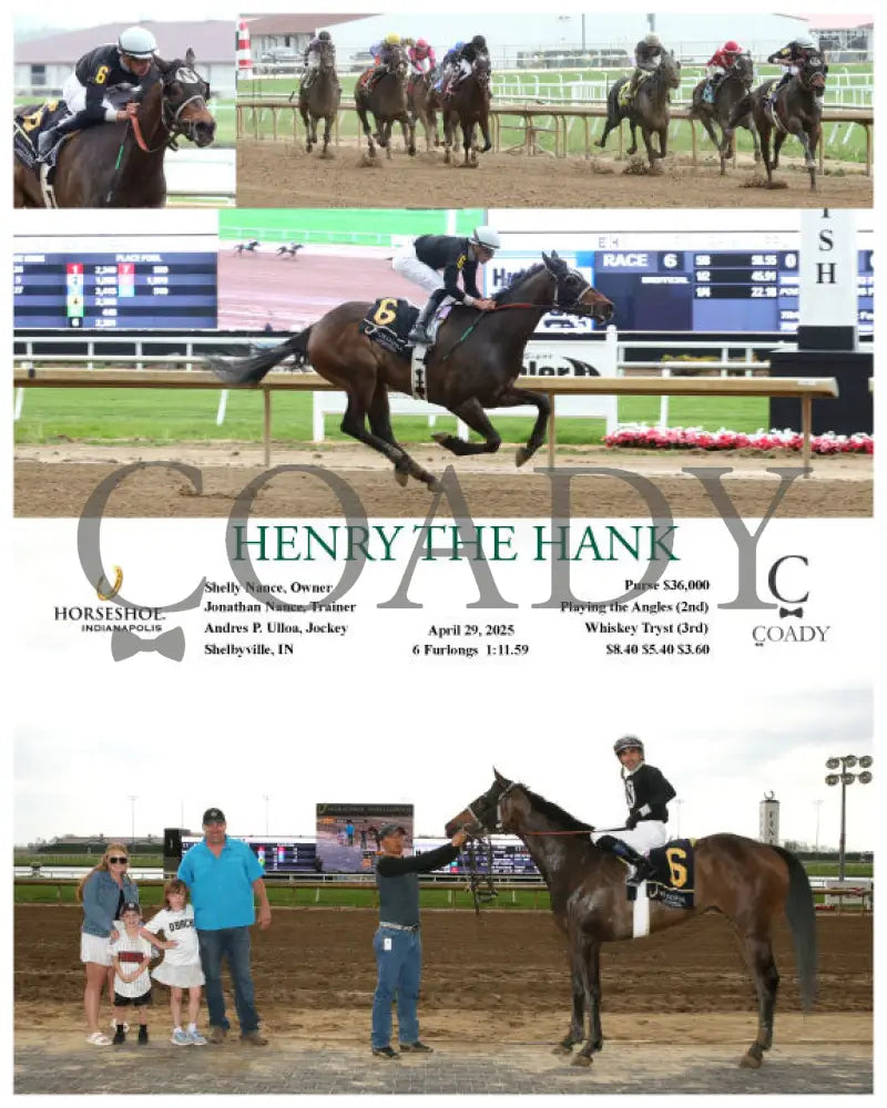 HENRY THE HANK - 04-29-25 - R06 - IND Indiana Grand
