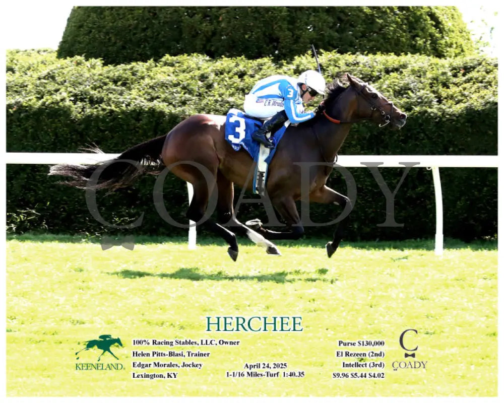 HERCHEE - 04-24-25 - R07 - KEE - Action Keeneland