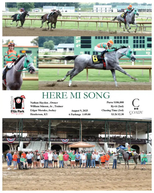 HERE MI SONG - 080925 - Race 06 - ELP Ellis Park