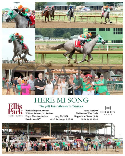 Here Mi Song - The Jeff Hall Memorial Stakes 07-21-24 R08 Elp Ellis Park