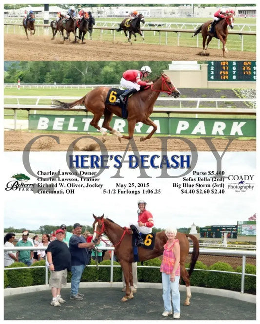 Here’s Decash - 052515 Race 06 Btp Belterra Park