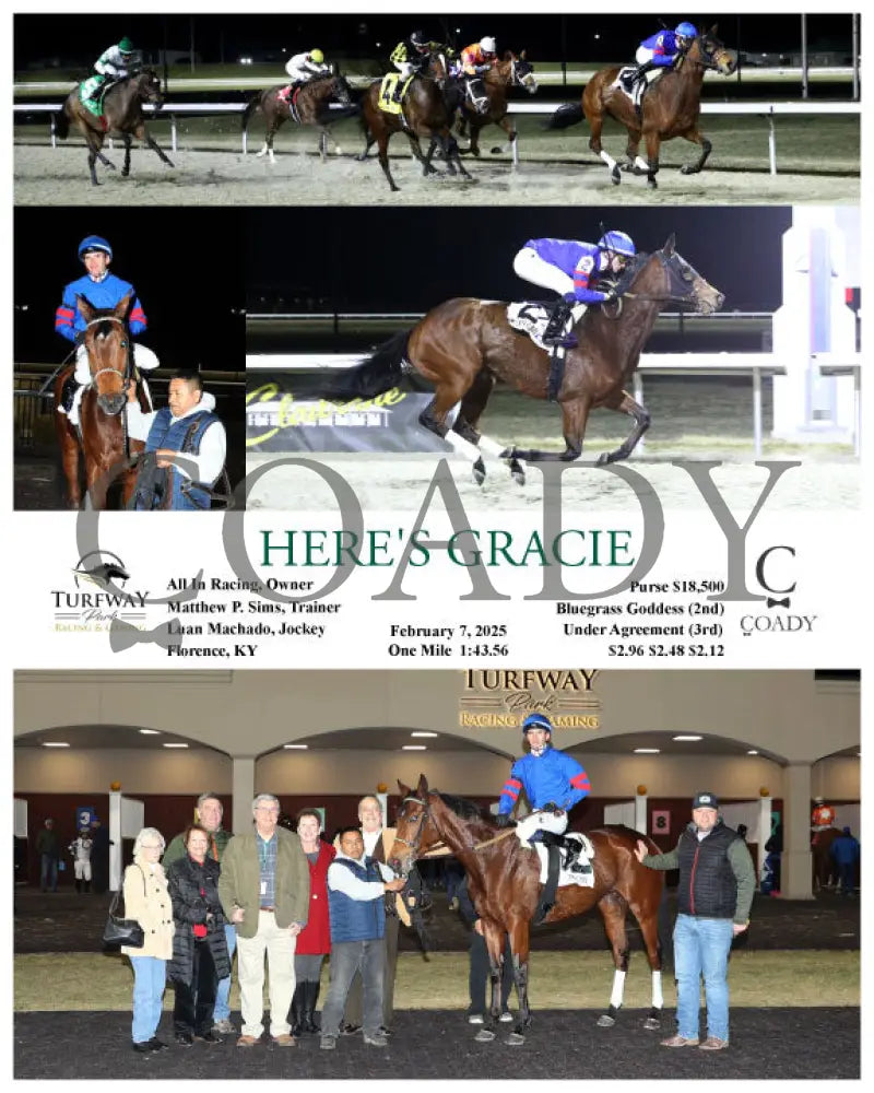 Here’s Gracie - 020725 Race 03 Tp Turfway Park