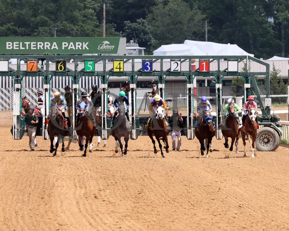 Here’s The Spider - Norm Barron Queen City Oaks 06-07-24 R04 Btp Start 01 Belterra Park