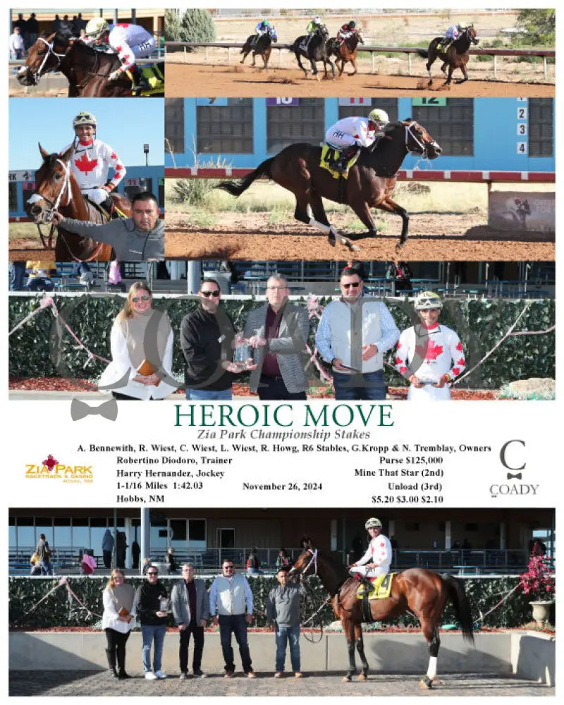 Heroic Move - Zia Park Championship Stakes 11-26-24 R06 Zia