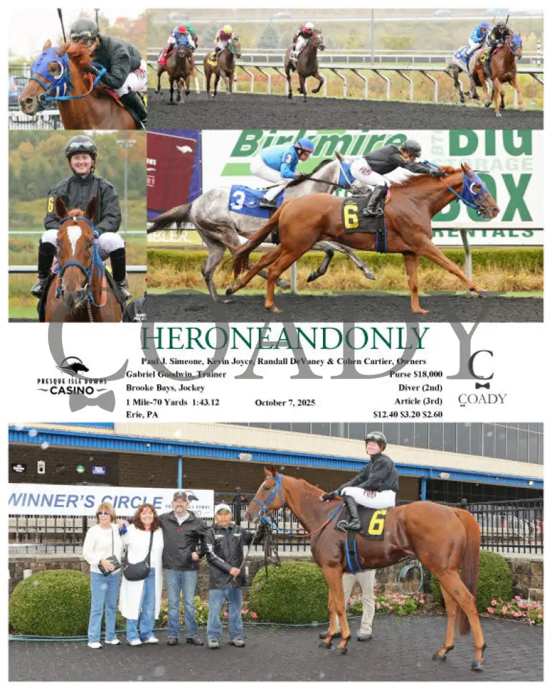 HERONEANDONLY - 10-07-25 - R01 - PID Presque Isle Downs
