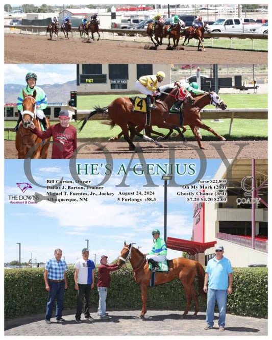 He’s A Genius - 08-24-24 R02 Alb Downs At Albuquerque