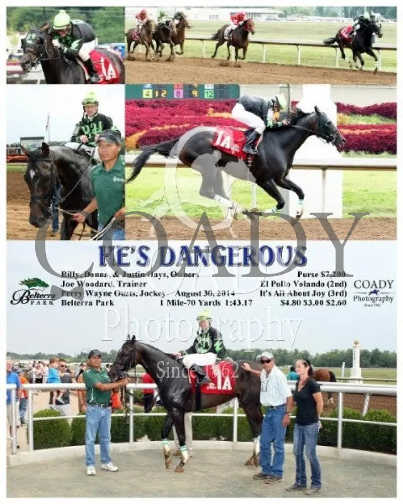 He’s Dangerous - 083014 Race 06 Btp Belterra Park