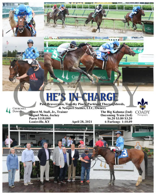 He’s In Charge - 04-28-21 R08 Cd Churchill Downs
