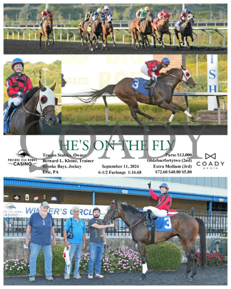 He’s On The Fly - 09-11-24 R08 Pid Presque Isle Downs