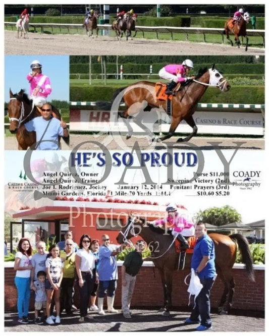 He’s So Proud - 011214 Race 02 Crc Calder Course