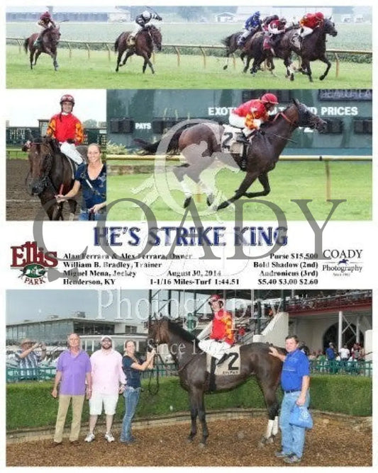 He’s Strike King - 083014 Race 04 Elp Ellis Park