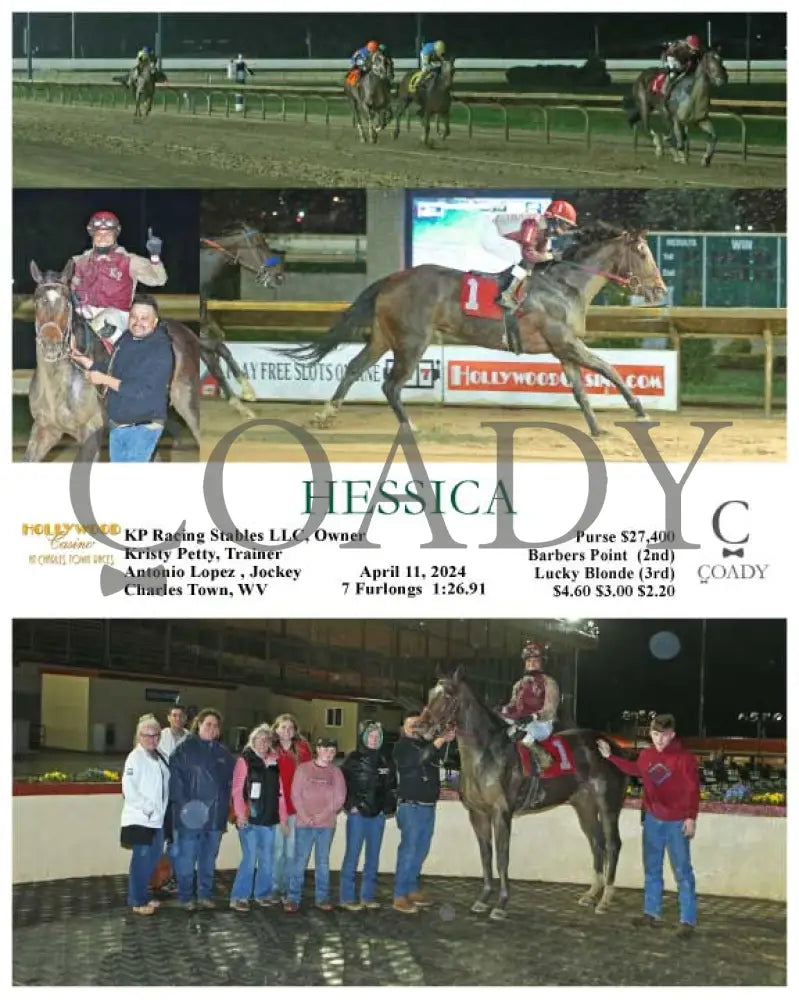Hessica - 04 - 11 - 24 R06 Ct Hollywood Casino At Charles Town Races