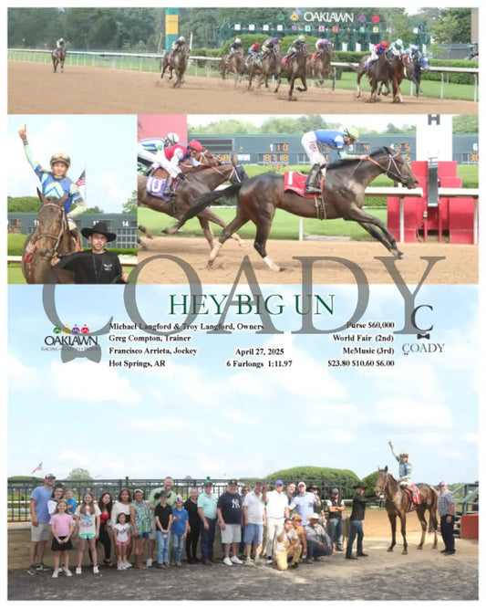 HEY BIG UN - 04-27-25 - R08 - OP Oaklawn Park