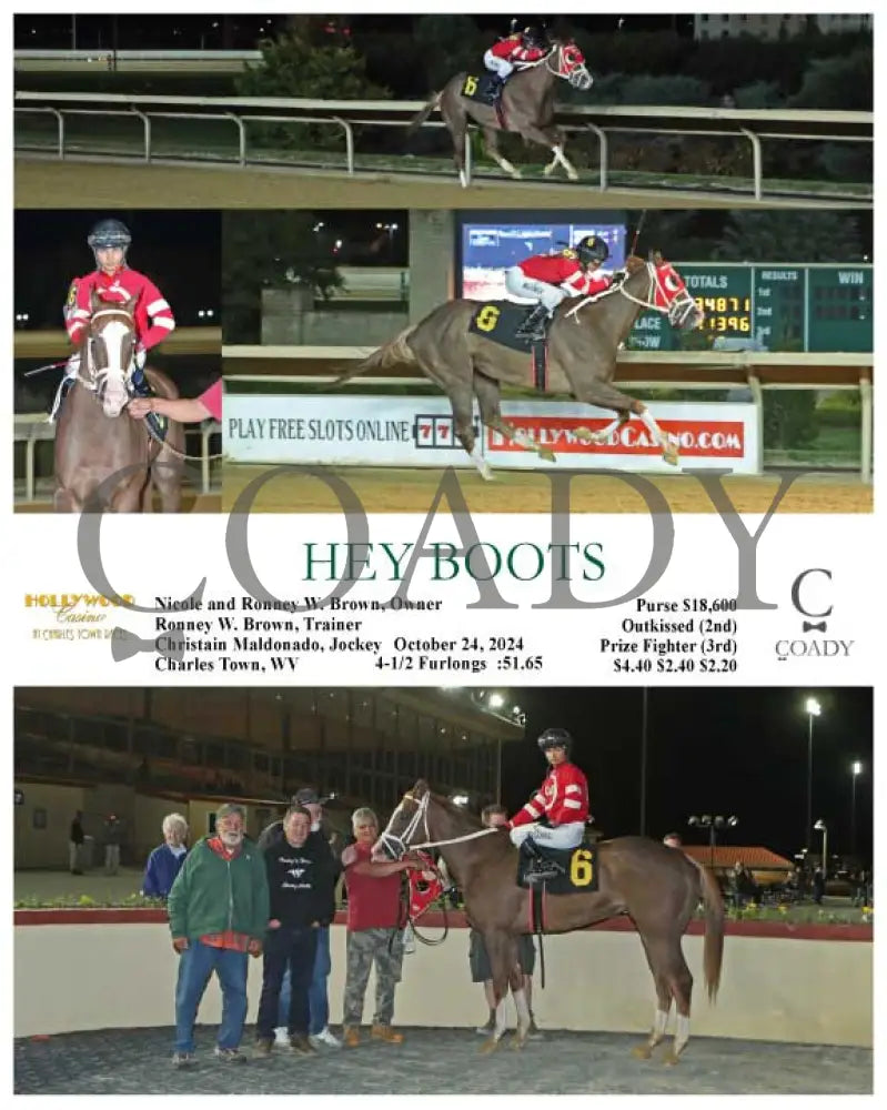 Hey Boots - 10-24-24 R03 Ct Hollywood Casino At Charles Town Races