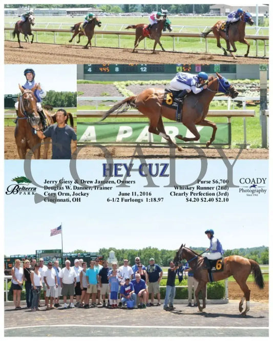 Hey Cuz - 061116 Race 02 Btp Belterra Park
