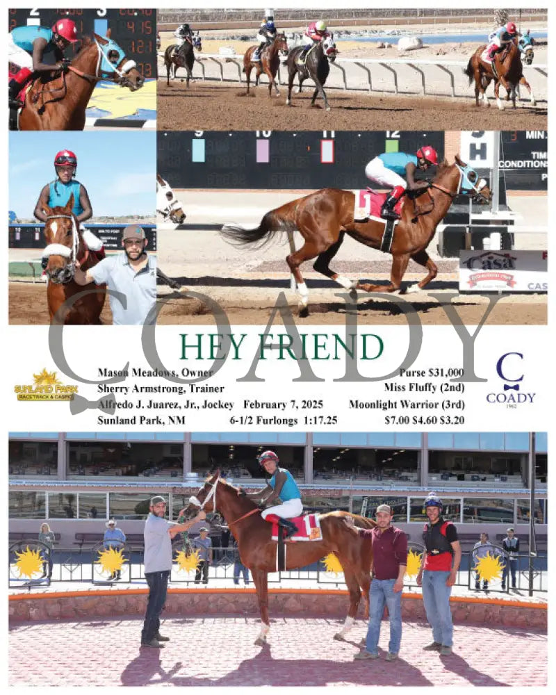Hey Friend - 02-07-25 R03 Sun Turfway Park