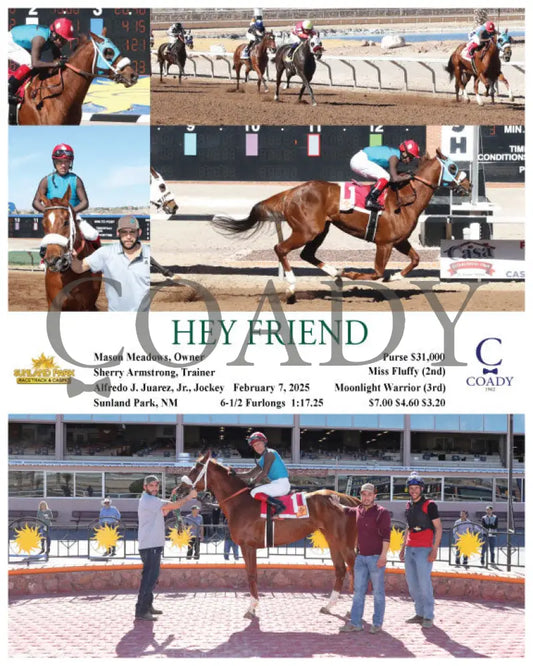 Hey Friend - 02-07-25 R03 Sun Turfway Park