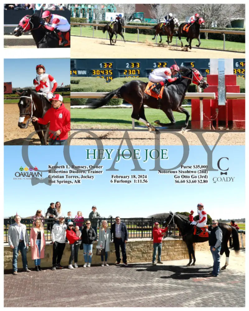 Hey Joe - 02-18-24 R01 Op Oaklawn Park