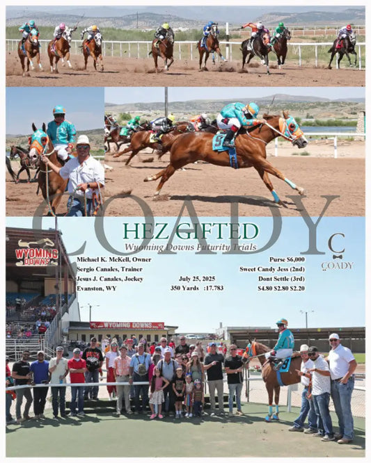 HEZ GIFTED - Wyoming Downs Futurity Trials - 07-25-25 - R02 - WYO Wyoming Downs