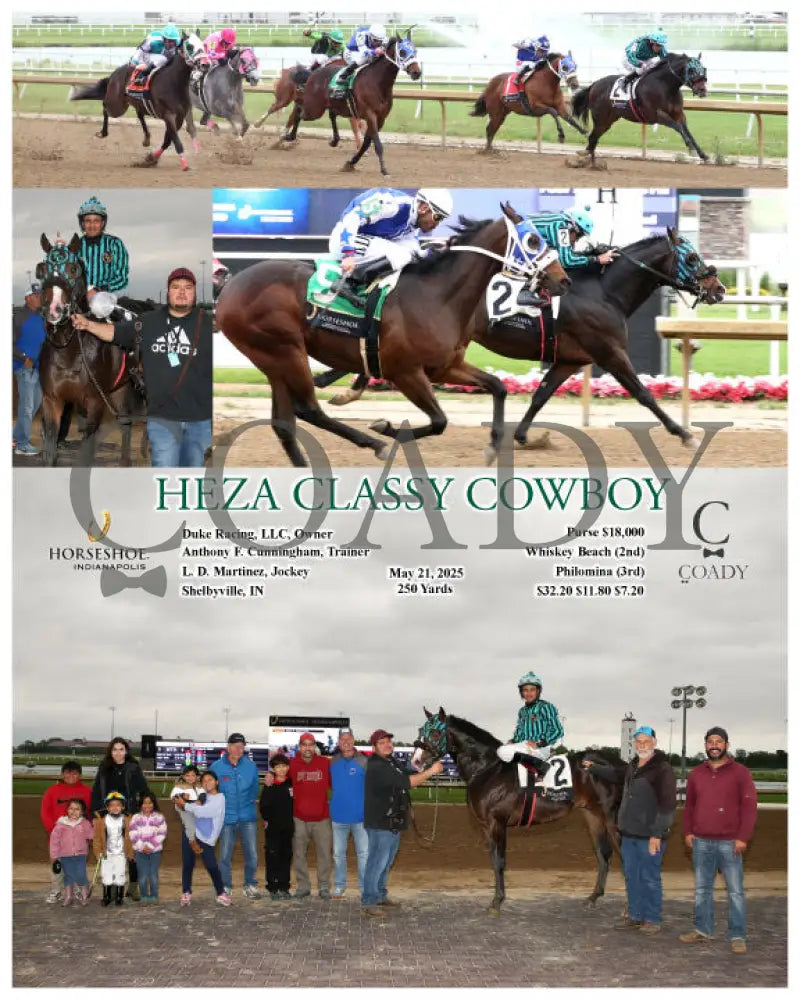 HEZA CLASSY COWBOY - 05-21-25 - R09 - IND Indiana Grand