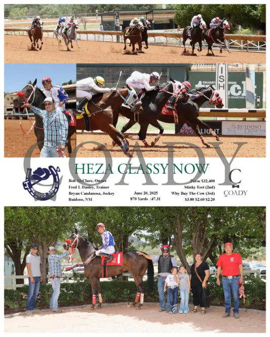 HEZA CLASSY NOW - 06-20-25 - R01 - RUI Ruidoso Downs
