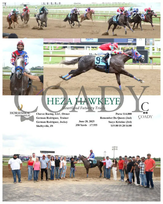 HEZA HAWKEYE - Heartland Futurity Trials - 06-28-25 - R08 - IND Indiana Grand