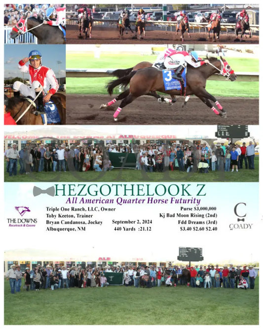 Hezgothelook Z - All American Quarter Horse Futurity 09-02-24 R11 Alb Downs At Albuquerque