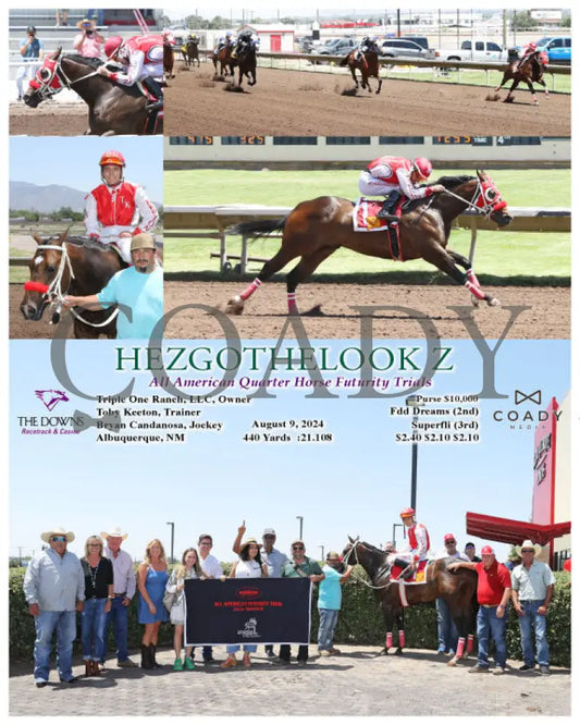 Hezgothelook Z - All American Quarter Horse Futurity Trials 08-09-24 R03 Alb Downs At Albuquerque