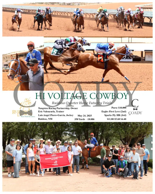HI VOLTAGE COWBOY - Ruidoso Quarter Horse Futurity Trials - 05-24-25 - R06 - RUI Ruidoso Downs