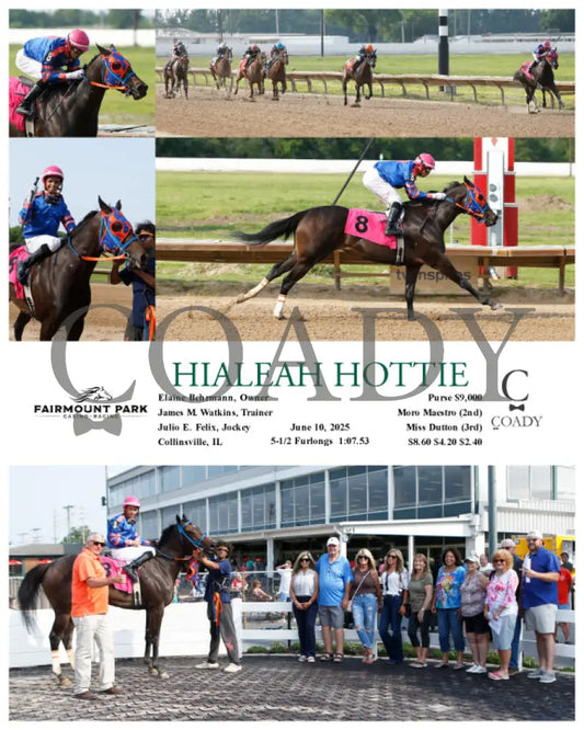 HIALEAH HOTTIE - 06-10-25 - R08 - FP Fanduel Sportsbook Horse Racing